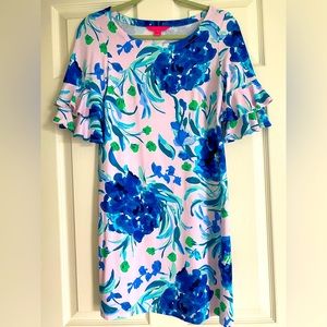Lilly Pulitzer Lula Shift Dress “Small sweet pea” XS